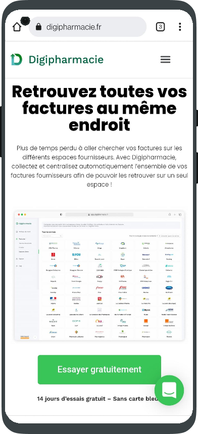 Rendez-vous sur app.digipharmacie.fr